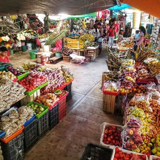 Mercado Benito Juarez food Market in Puerto Escondido MX